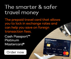 Cash Passport Platinum Mastercard - The Smarter & Safer travel money. Order now